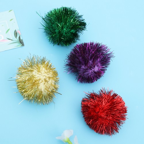 30 PCS Glitter Ball Toys Plastic Balls for Kittens Interactive Cat - 第 12/12 張圖片