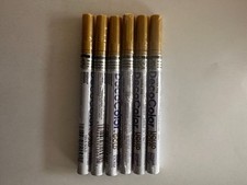 extra fine decocolor paint marker GOLD