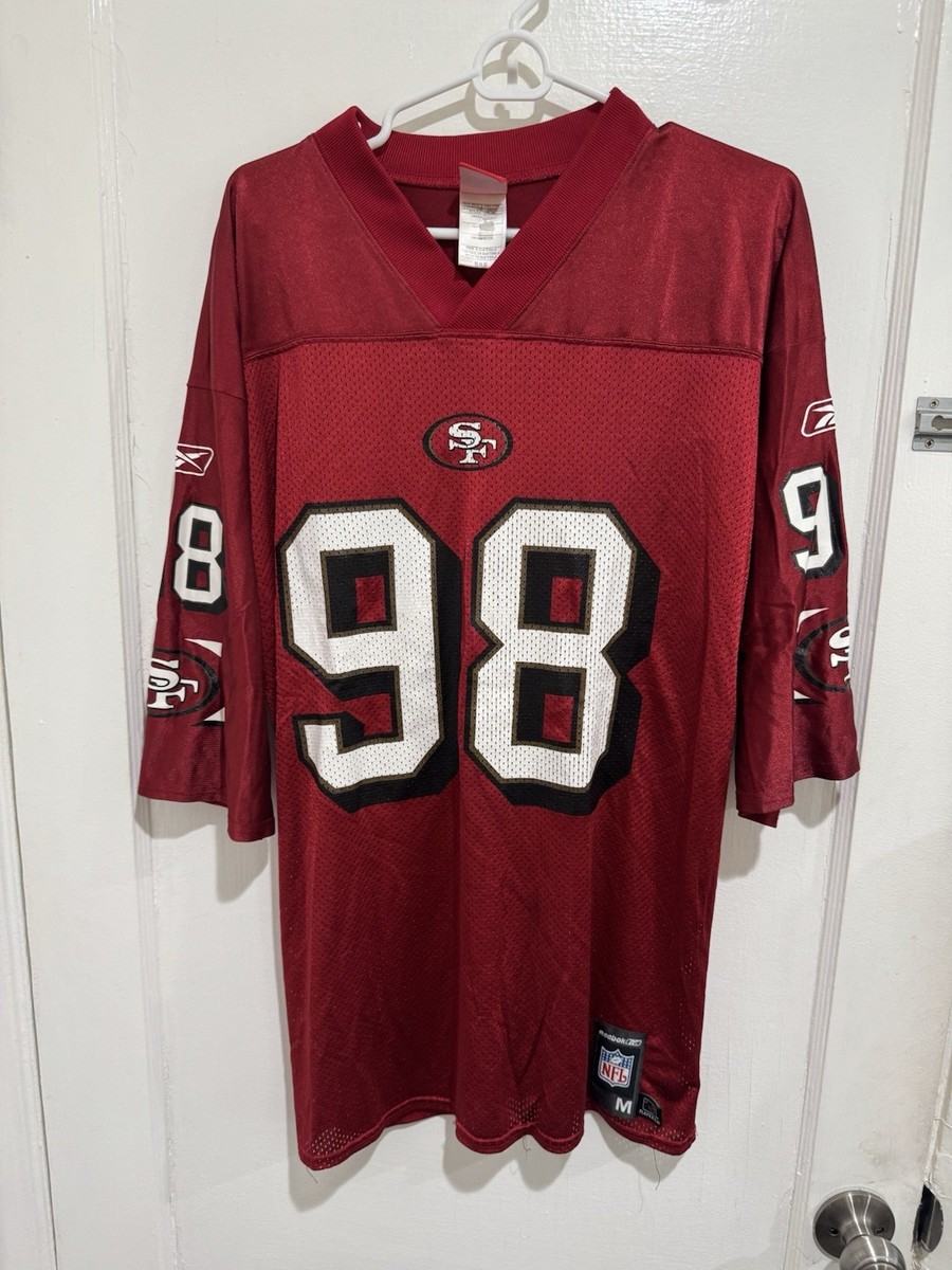 Vintage San Francisco 49ers #98 J.Peterson NFL Football Jersey