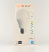 Simply Conserve 4 PACK 15W LED Light Bulb 100W Equal BRAND NEW