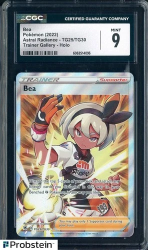 2022 Pokemon Astral Radiance #TG25/TG30 Bea Trainer Gallery CGC 9 MINt