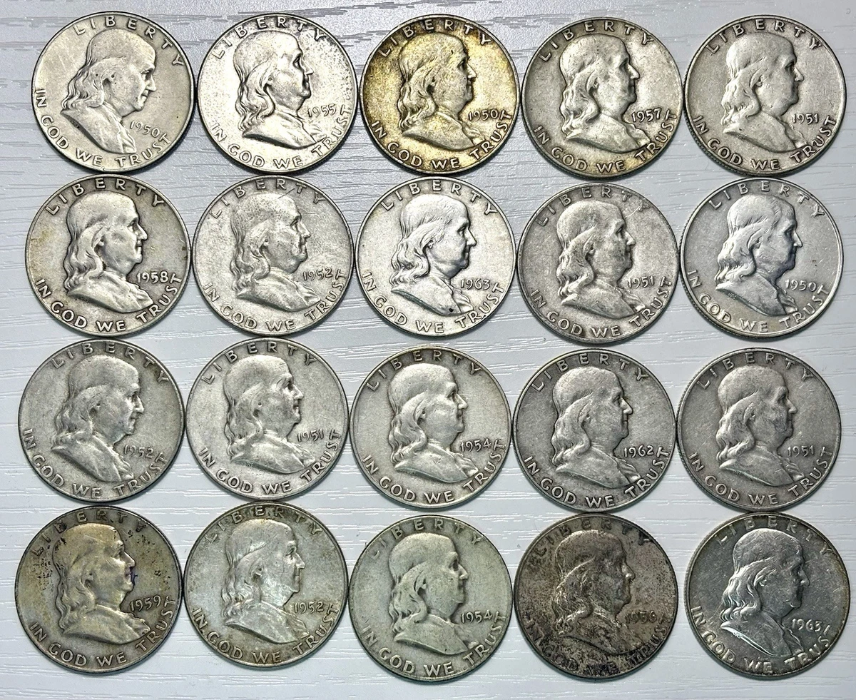 Franklin Half Dollar Roll for sale | eBay