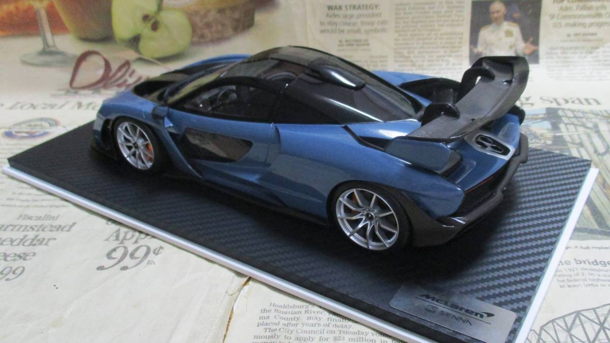 Dealer-Only Tsm 1/18 Mclaren Senna Victory Gray Bbr Mr | eBay