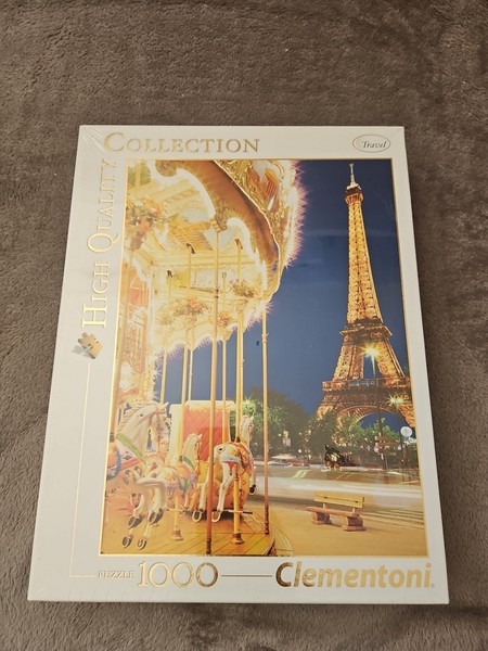 "Puzzle 1000 Teile \"Karussell, Eiffelturm Paris\" Neu/Ovp/EingeschweißT"-image