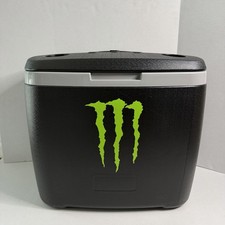 Monster Energy Cooler Rare Open Box PO# 490006804 Cup Holder Green Monster Logo