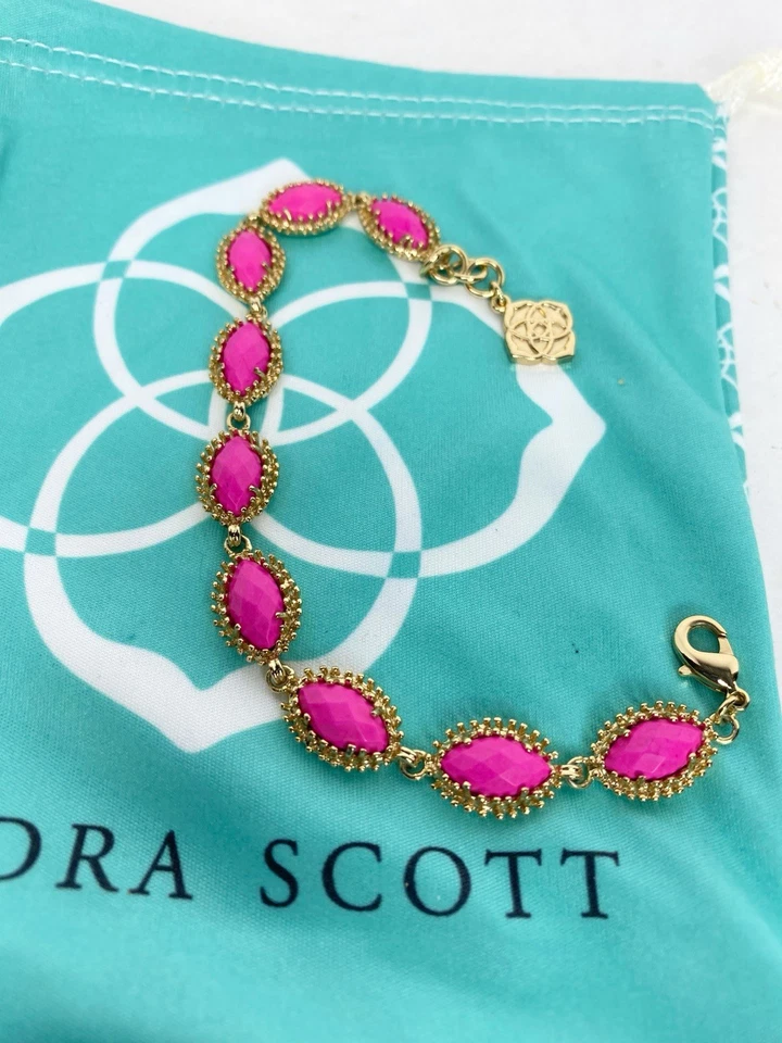 Pulsera Kendra Scott Jana Magenta Usada en Excelente Condición Foto 2 de 4