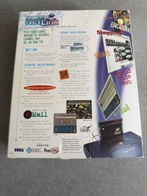Sega Saturn Netlink Internet Modem [CIB Complete] Box, Disc,  Manuals and Cables