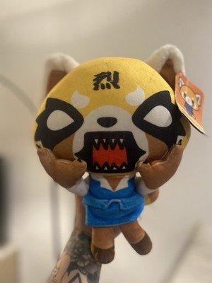 Sanrio Aggretsuko Rage Mode 7'' Plush Official Netflix Death Metal Retsuko NWT