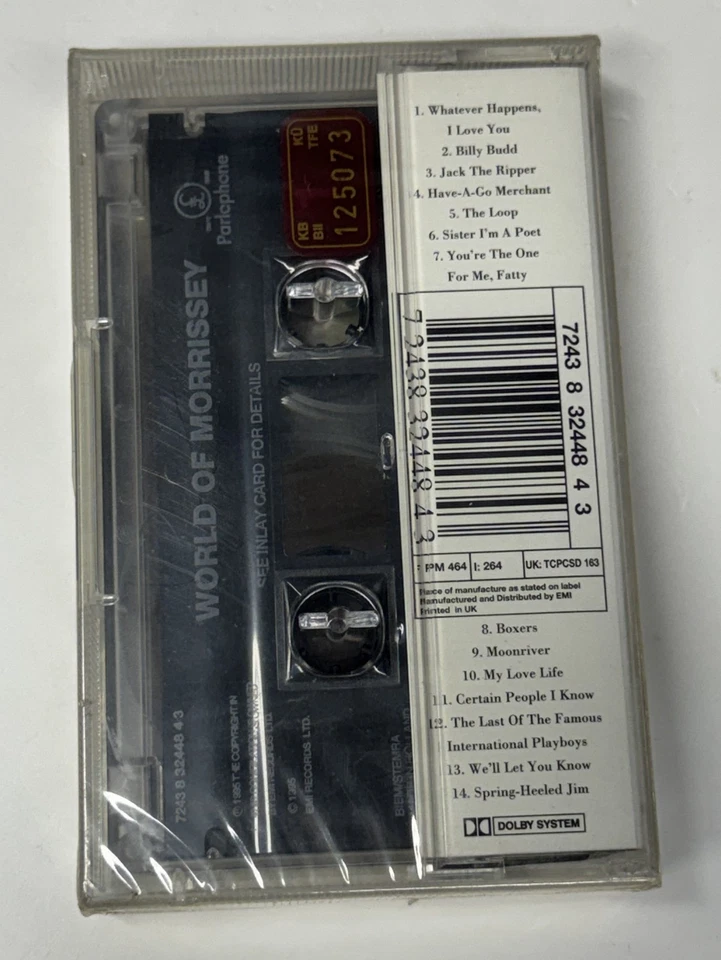 MORRISSEY - WORLD OF MORRISSEY (1995) SEALED CASSETTE MADE IN THE UK - Image 2 of 2