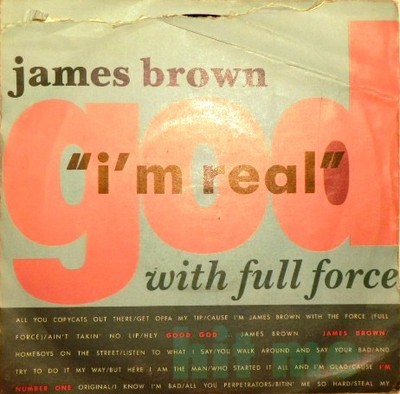 James Brown With Full Force - I'm Real (7'', Sil)