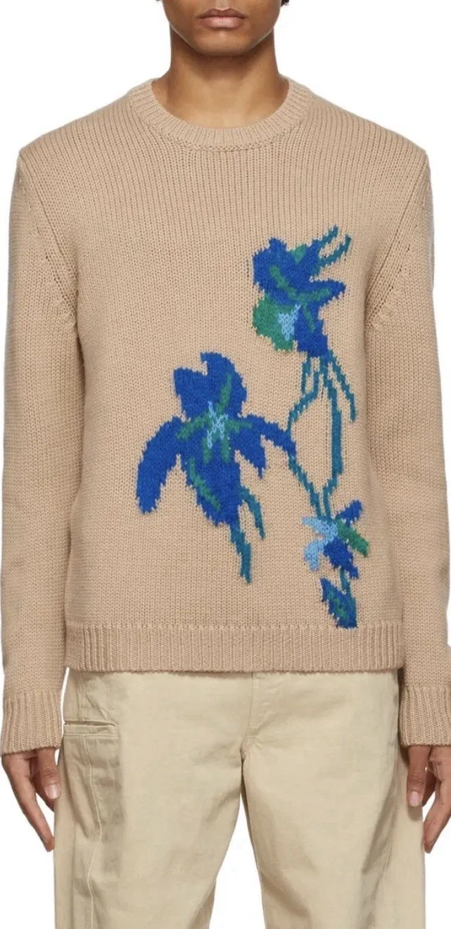 Davi Paris Wool Sweater In Renaissance Brown Size Medium