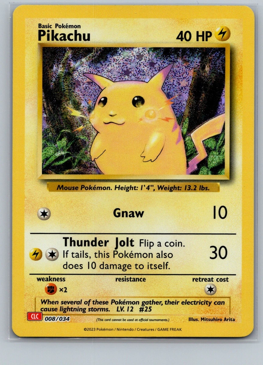 Pikachu 008/034 Trading Card Game Classic for sale | eBay
