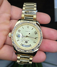OLEVS Mens Automatic Day/Date Dress Watch Gol...