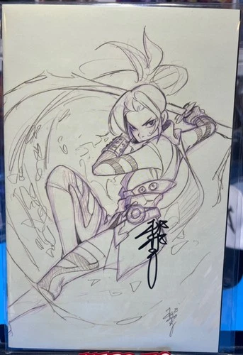 MARVEL RIVALS #1 SIGNED SDCC PEACH MOMOKO PSYLOCKE SKETCH LTD 700 2025