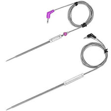2-Pack Upgraded Replacement Probe for Thermopro TP20 TP08S TP07 TP25 TP930 TP829
