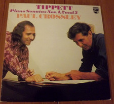 Philips - Tippett: Piano Sonatas Nos. 1, 2 and 3 - Crossley - LP - VGC