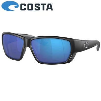 Lunettes de soleil polarisées COSTA TUNA ALLEY monture noire mate/verres miro... - Photo 1/4