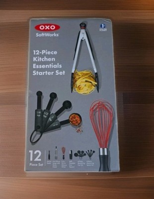 OXO SoftWorks 12-Piece Kitchen Essentials Starter Set - BRAND NEW 