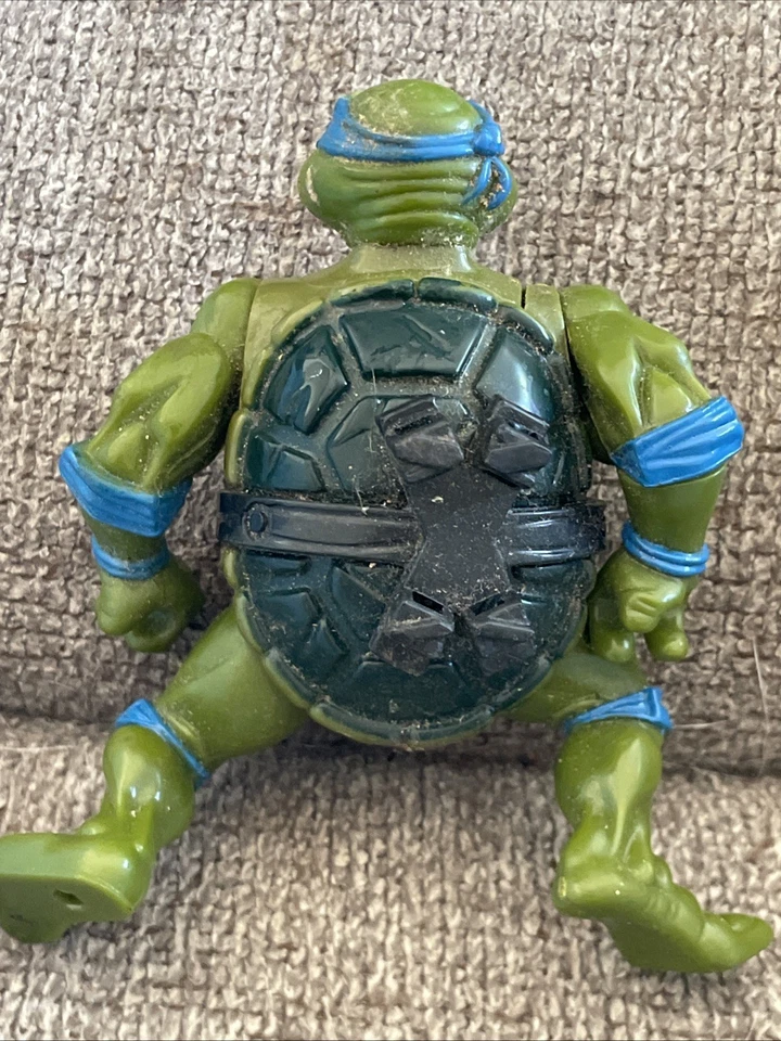 Figura de acción de colección Leonardo Teenage Mutant Ninja Turtles TMNT Playmates 1988 Foto 2 de 2
