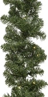 Kaemingk KüNstliche Tannengirlande GrüN 50 LED Weihnachtsdeko