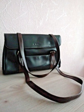 Medici Damenhandtasche aus Leder – Schwarz / Braun – Sehr guter Zustand