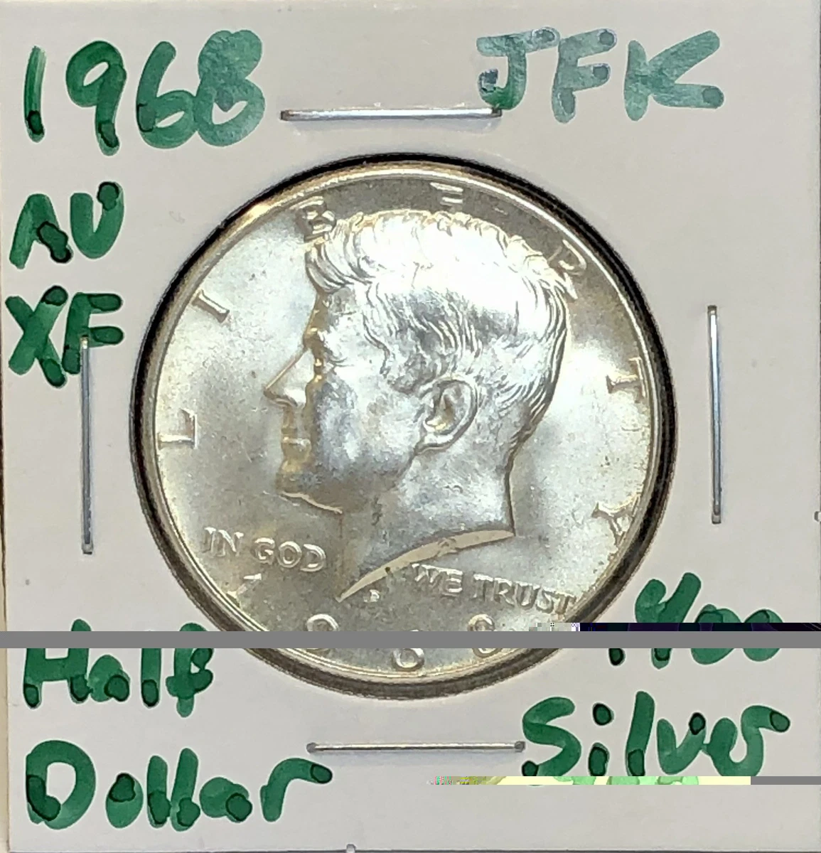 25+ Circulated 1968 Kennedy US Half Dollars (1964-Now) for sale