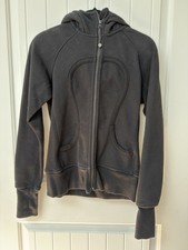 Lululemon Special Edition Scuba Hoodie Women s Size 6 Black Full Zip Athleisure