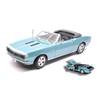 Chevrolet Camaro Ss 396 1967 Metallic Light Blue 1:18 Maisto Auto Stradali -D- N