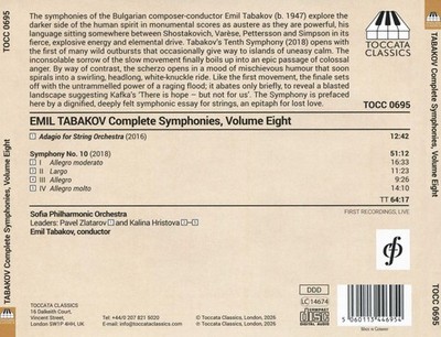 SOFIA PHILHARMONIC ORCHESTRA / EMIL TABAKOV EMIL TABAKOV: COMPLETE SYMPHONIES, V