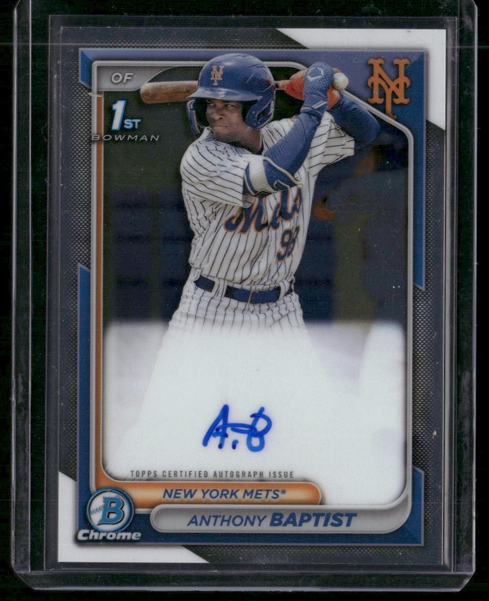 2024 Bowman #CPA-AB Anthony Baptist Chrome Prospects Autographs