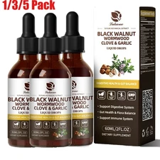 Parasite Cleanse Tincture/Extract-Wormwood, Black Walnut Hull, Clove, 2 fl oz