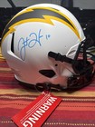 Justin Herbert Signed Autograph Full Size Authentic Lunar Helmet Beckett COA — photo 1