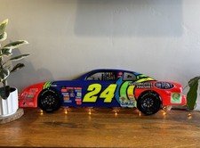 NASCAR Vintage Jeff Gordon #24 DuPont Car Display Wall Art 46”