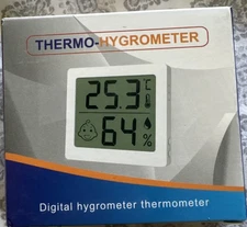 Digital Hygrometer Thermometer Indoor Humidity & Temperature Monitor LCD