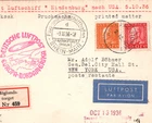 ZEPPELIN *HINDENBERG* Card SWEDEN Air 1936 USA New York Höglandstorget KZ246