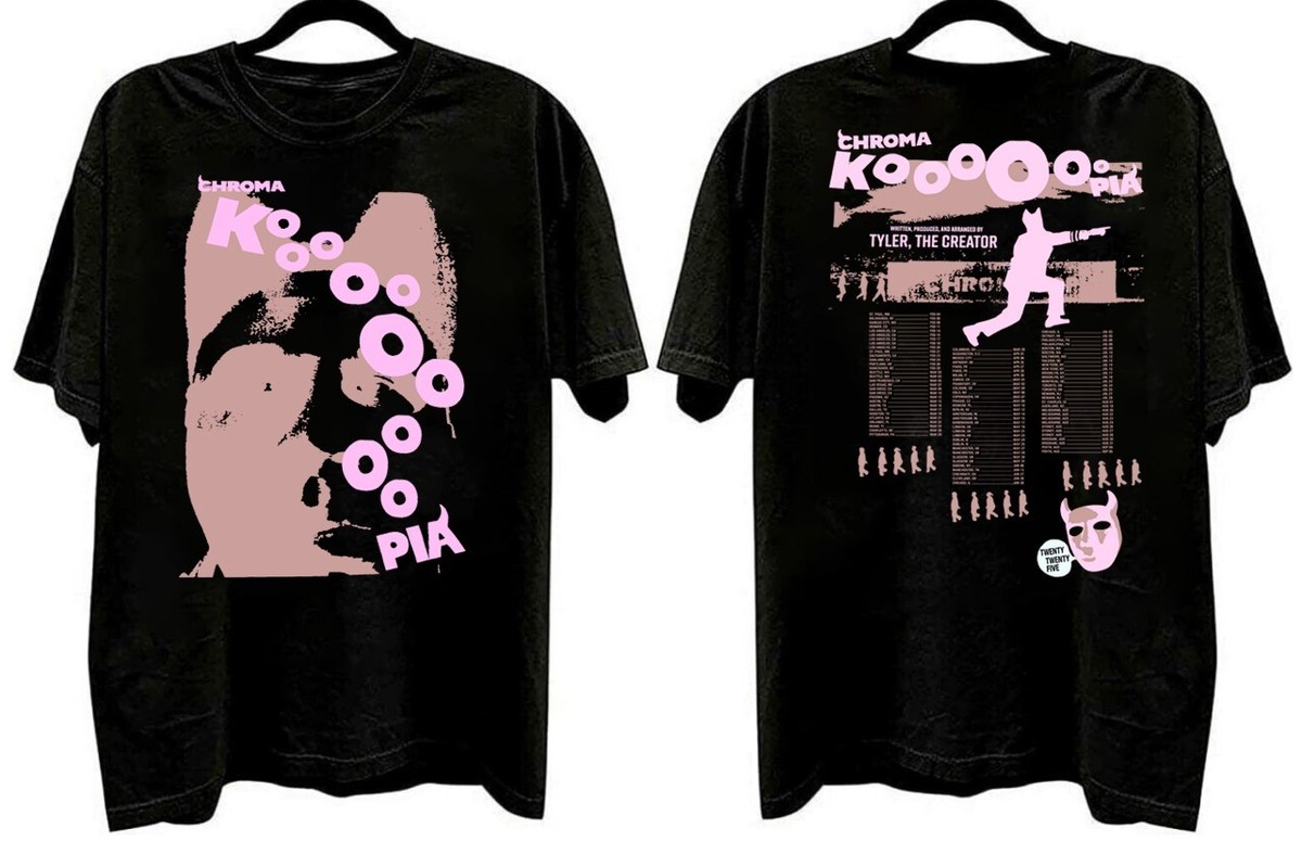 Tyler The Creator BLACK TOUR TEE XLサイズ Tyler The Creator BLACK TOUR TEE XLサイズ