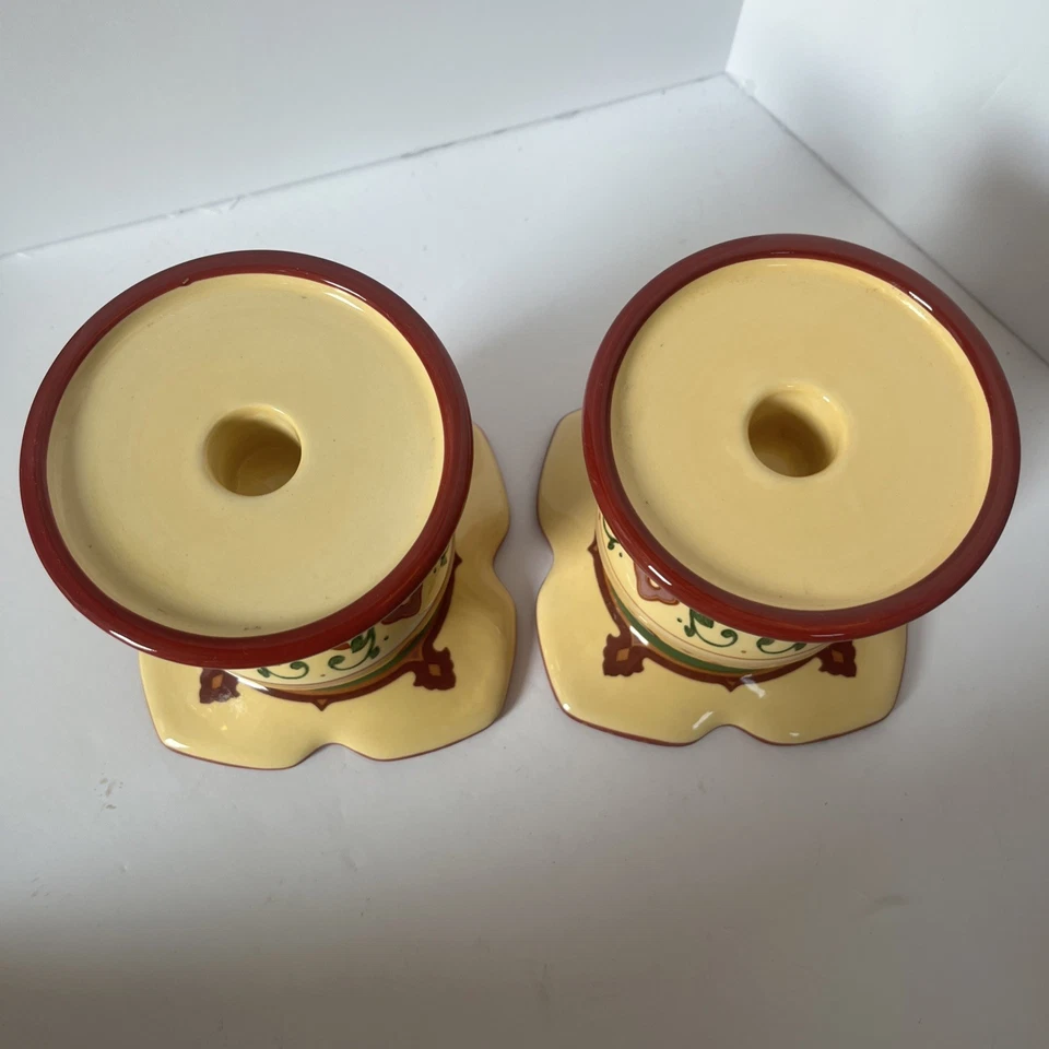 PartyLite Bohemian Spice Candelabros Pedestal 5.5” Pilar o Palo Juego de 2 Foto 3 de 4