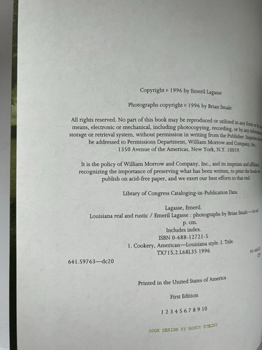 Emeril's Louisiana: Real & Rustic (1st Ed & Printing)—Signed - Picture 8 of 8