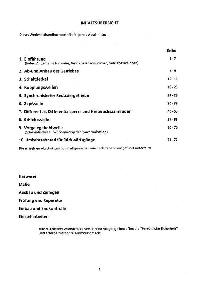 IHC / Case Werkstatthandbuch Traktor Getriebe 433 533 633 733 833 u. V+E - Bild 2 von 2