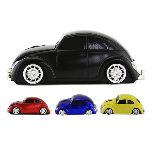 Beetle Car Shape Wireless Gaming Mouse Usb Ergonomic Optical For Pc Laptop - Afbeelding 12 van 16