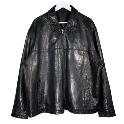 Coach New York 1941 Lederjacke Schwarz XL 52'' Brustumfang Moto Biker Vintage Y2K