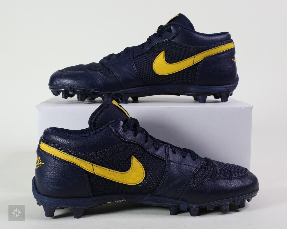 Nike Jordan 1 TD Low Alpha Michigan Player Exclusive Football