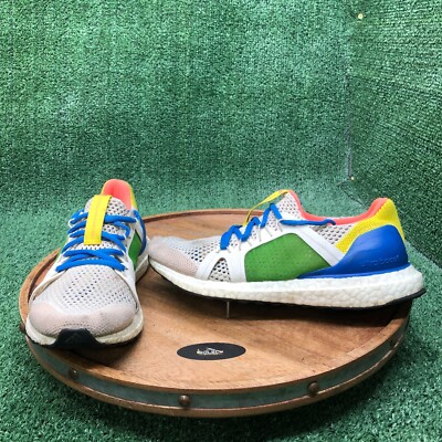 adidas gazelle silver green womens Adidas x Stella McCartney Women's Ultraboost 5 Tactile Green / Clear Onix /  Trace Purple Running Shoes