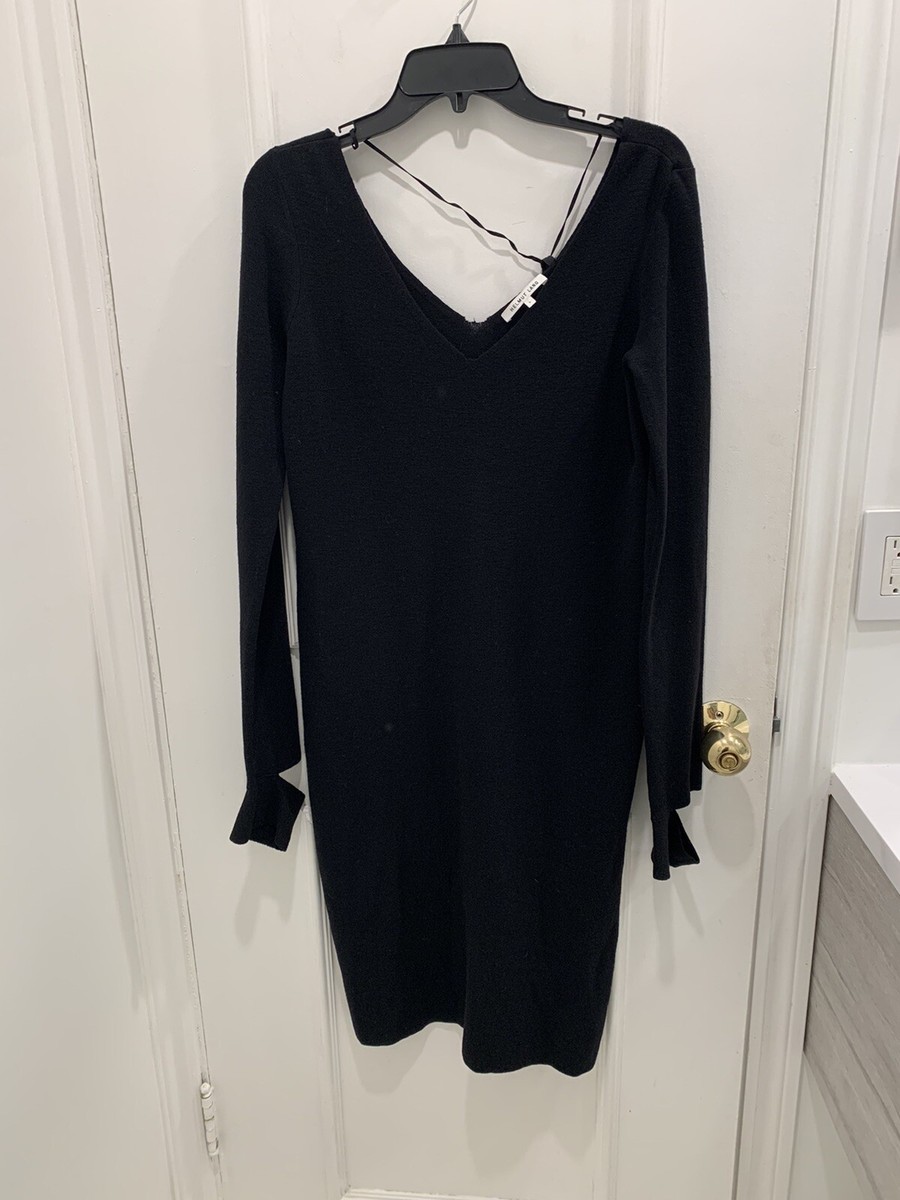 chinese dress ladies HELMUT LANG Size S Burgundy Modal Long Sleeve Dress  Sui Generis Designer  Consignment