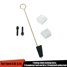 For Ford 4.6/5.4L Cam Phaser Lock Out Kit w/ Camshaft Bolt and Timing Chain Tool