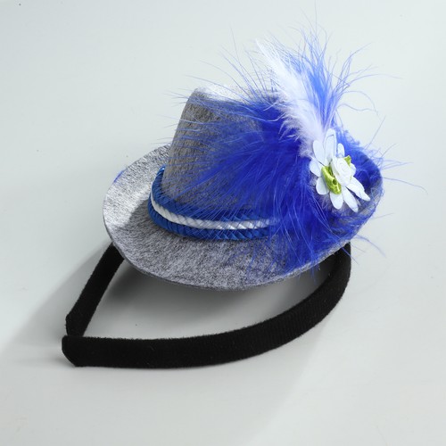 Damen Stirnband Bühne Performance Kopfbedeckung Feder verziert Haarspange weich - Bild 15 von 19