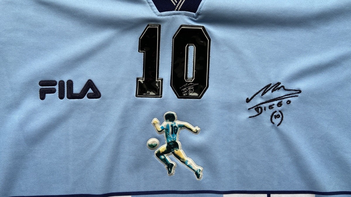 ARGENTINA 2001 SHIRT JERSEY OPEN SPORTS FAREWELL DIEGO