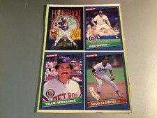 1986 Donruss Bball Bottom WaxPack Box/K Gibson, W Hernandez, D DeCinces, H Aaron