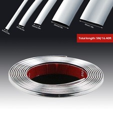 5M New Chrome Car Styling Tuning Moulding Strip Trim Self Adhesive Fits For Cars