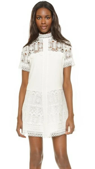 Alexis white lace dress 2025